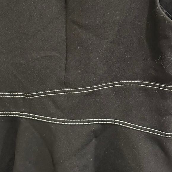 Cinq a Sept Black Lyla Fit and Flare Handkerchief Dress Sz 6 - Picture 8 of 8